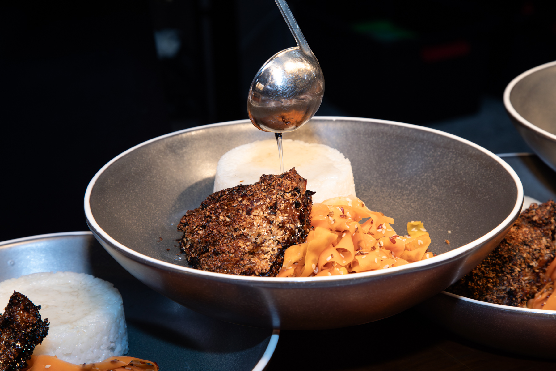 Plated sit-down dining catering Brisbane - Dux Gutz